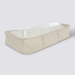 5five Housse de rangement lit, 100x20 cm, Beige