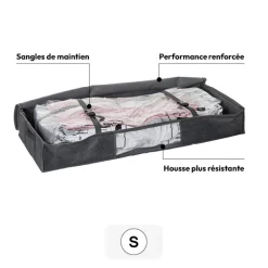 5five Housse rangement sous vide lit 100x45x15cm