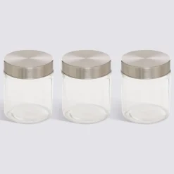 5five Lot de 3 bocaux, 0,7L