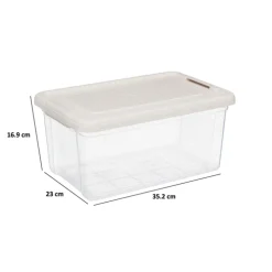 5five Lot de 3 boîtes de rangement 9L