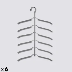 5five Lot de 6 cintres chemises en métal