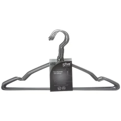 5five Lot de 10 cintres en métal