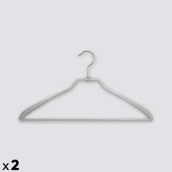 5five Lot de 2 cintres en métal