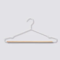 5five Lot de 2 cintres en métal/bois