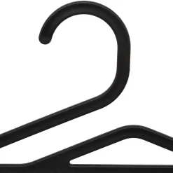 5five Lot de 5 cintres fins antidérapants, Noir