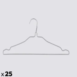 5five Lot de 25 cintres métal