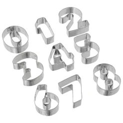 5five Lot de 30 emporte-pièces chiffres et lettres