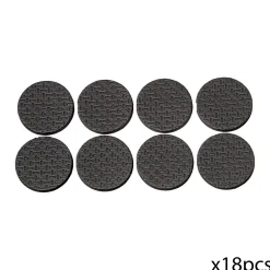 5five Lot de 50 patins de protection, Noir