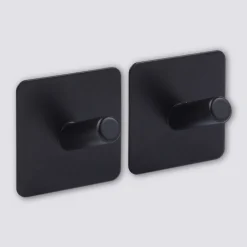 5five Lot de 2 patères adhésives 1 tête