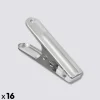 5five Lot de 16 pinces à linge en inox