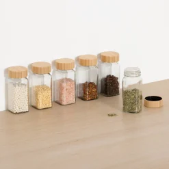 5five Lot de 6 pot à épices, 120 ml