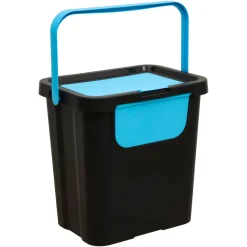 5five Lot de 3 poubelles, Manuel, 24 l, Plusieurs coloris
