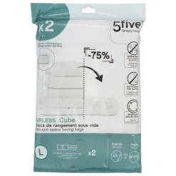 5five Lot de 2 sacs compresseurs