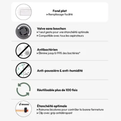 5five Lot de 2 sacs compresseurs