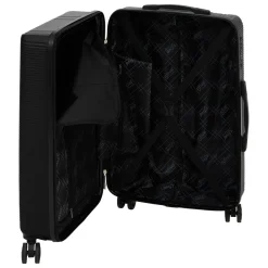 5five Lot de 3 valises 8 roues, H.77/67/55 cm, Noir