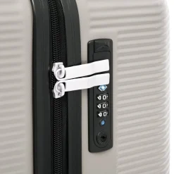 5five Lot de 3 valises 8 roues, H.77/67/55 cm, Argile