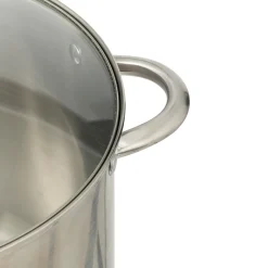 5five Marmite inox avec couvercle 13L