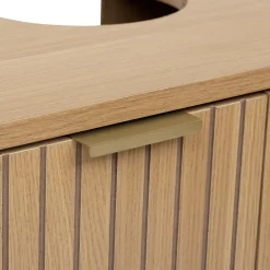 5five Meuble bas sous lavabo, Effet bois naturel