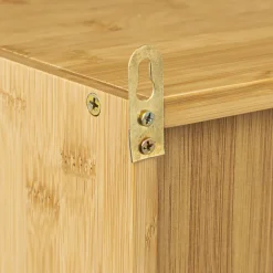 5five Meuble haut avec miroir, Bambou