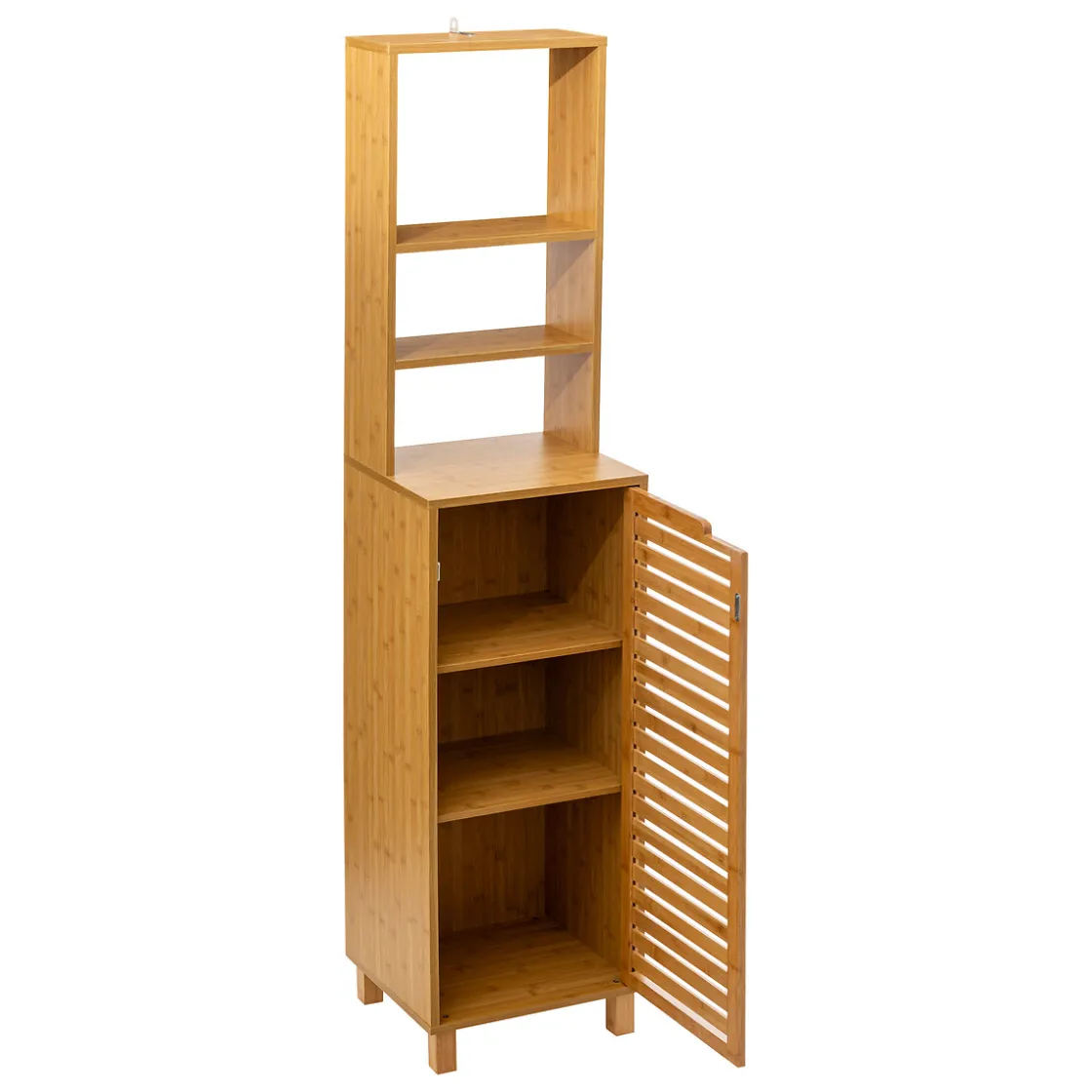 5five Meuble étagère 1 porte, Bambou