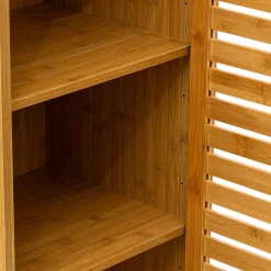 5five Meuble étagère 1 porte, Bambou