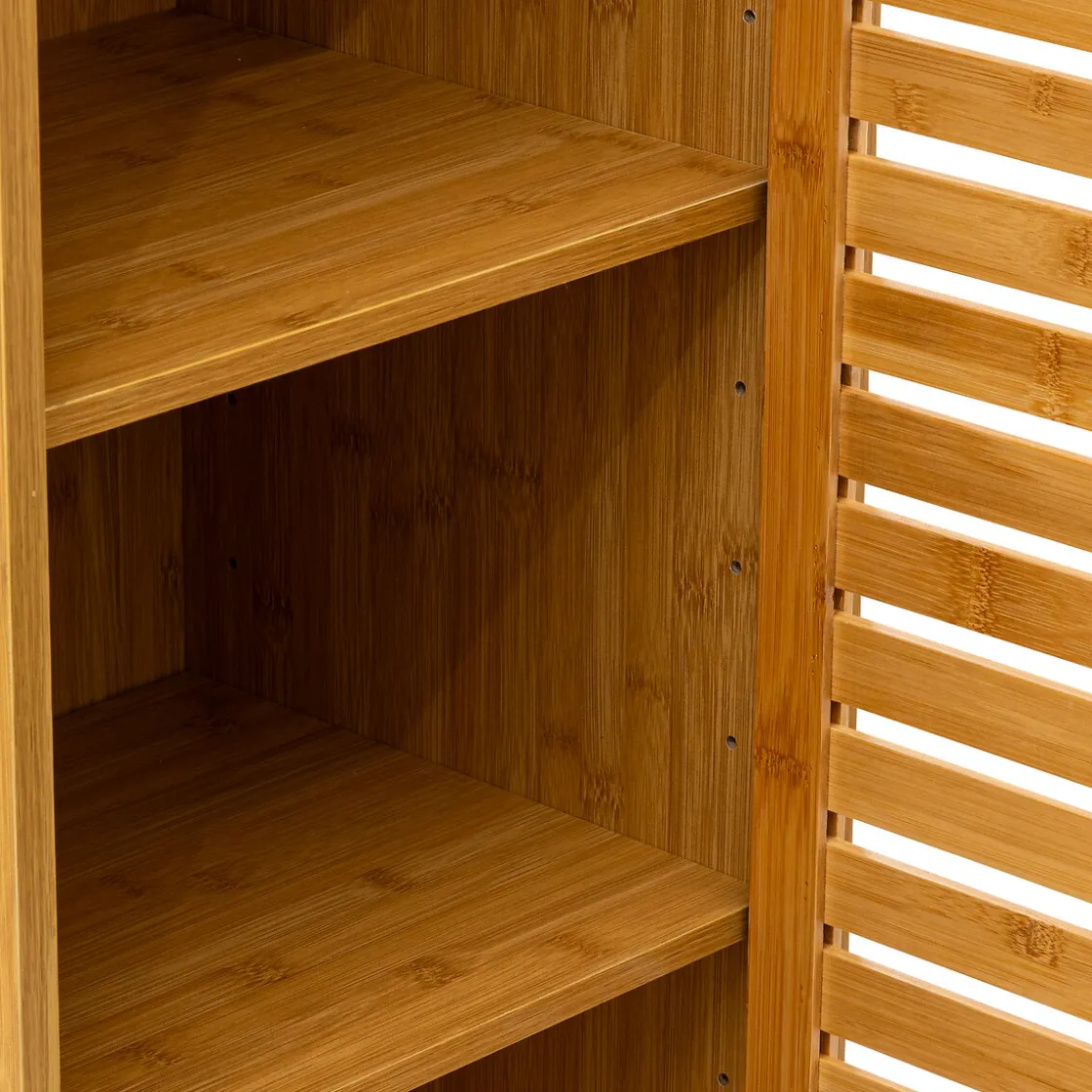 5five Meuble étagère 1 porte, Bambou