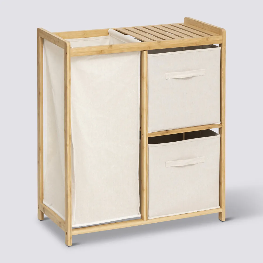 5five Meuble étagère avec panier et 2 paniers, Bambou