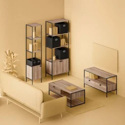 5five Meuble TV, Effet chêne naturel