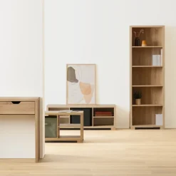 5five Meuble TV 120x42,5cm, Effet bois