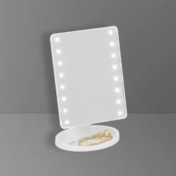 5five Miroir à LED, 28x16 cm, Blanc