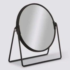 5five Miroir balancoire avec pieds D17cm, Noir