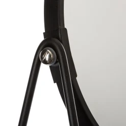 5five Miroir balancoire avec pieds D17cm, Noir
