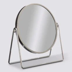 5five Miroir balancoire avec pieds D17cm, Argent