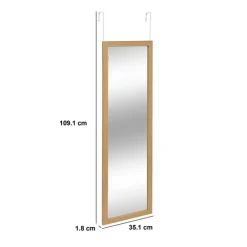 5five Miroir de porte à suspendre, 109x35 cm