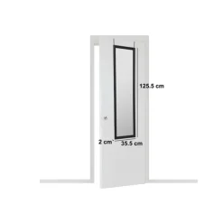 5five Miroir de porte 125x35 cm, Bois