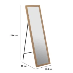 5five Miroir sur pied 155x35 cm, Bois