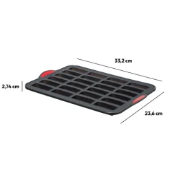 5five Moule 24 financiers silicone- Noir,rouge