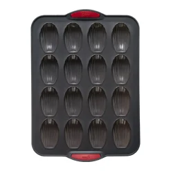 5five Moule 16 madeleines silicone- Noir,rouge