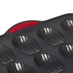 5five Moule 16 madeleines silicone- Noir,rouge