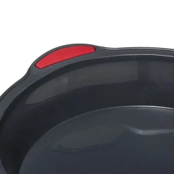 5five Moule à manqué silicone 25cm- Noir,rouge