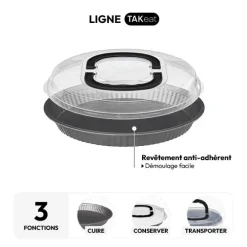 5five Moule à tarte 32cm avec couvercle