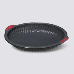 5five Moule à tarte 26cm silicone- Noir,rouge