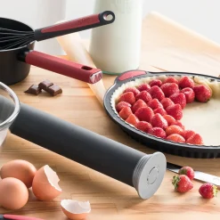 5five Moule à tarte 26cm silicone- Noir,rouge