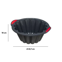 5five Moule Charlotte silicone- Noir,rouge