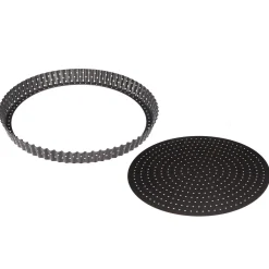 5five Moule rond perforé métal 28cm