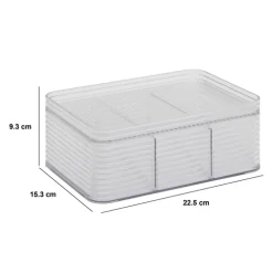 5five Organisateur 3 compartiments, Transparent