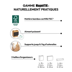 5five Organiseur aimanté, Grand modèle