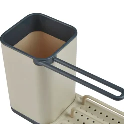 5five Organiseur d'évier 4en1, Beige