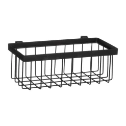 5five Organiseur d'évier égouttoir en métal, Noir