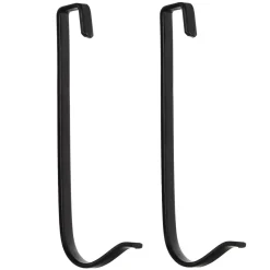 5five Organiseur d'évier égouttoir en métal, Noir